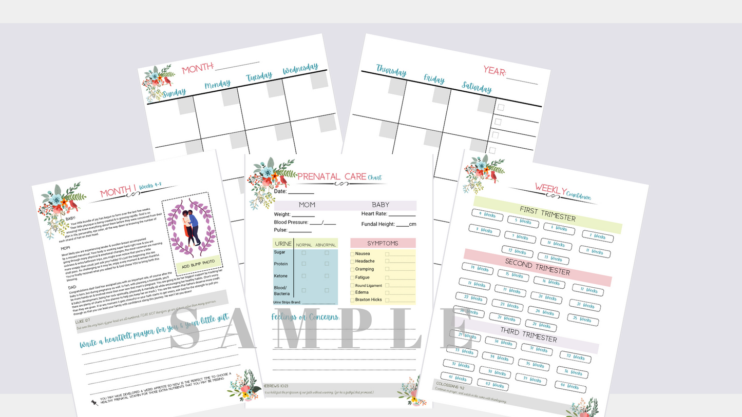 Our Homebirth Planner & Pregnancy Journal