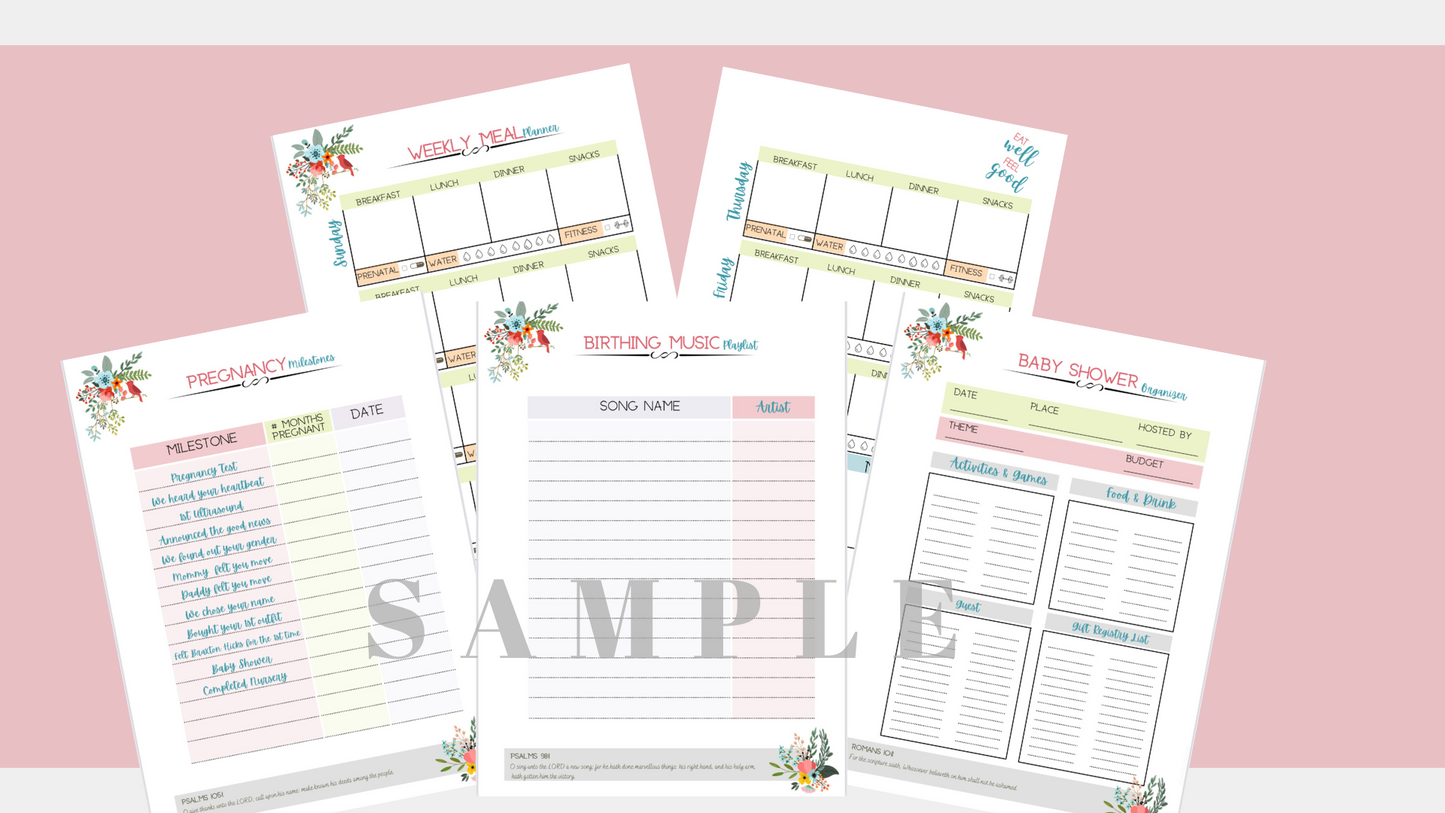 Our Homebirth Planner & Pregnancy Journal